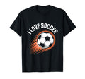 I Love Soccer Speeding Ball T-Shirt - Trendy Graphic for Adults - T-Shirt, Sweatshirt, Hoodie