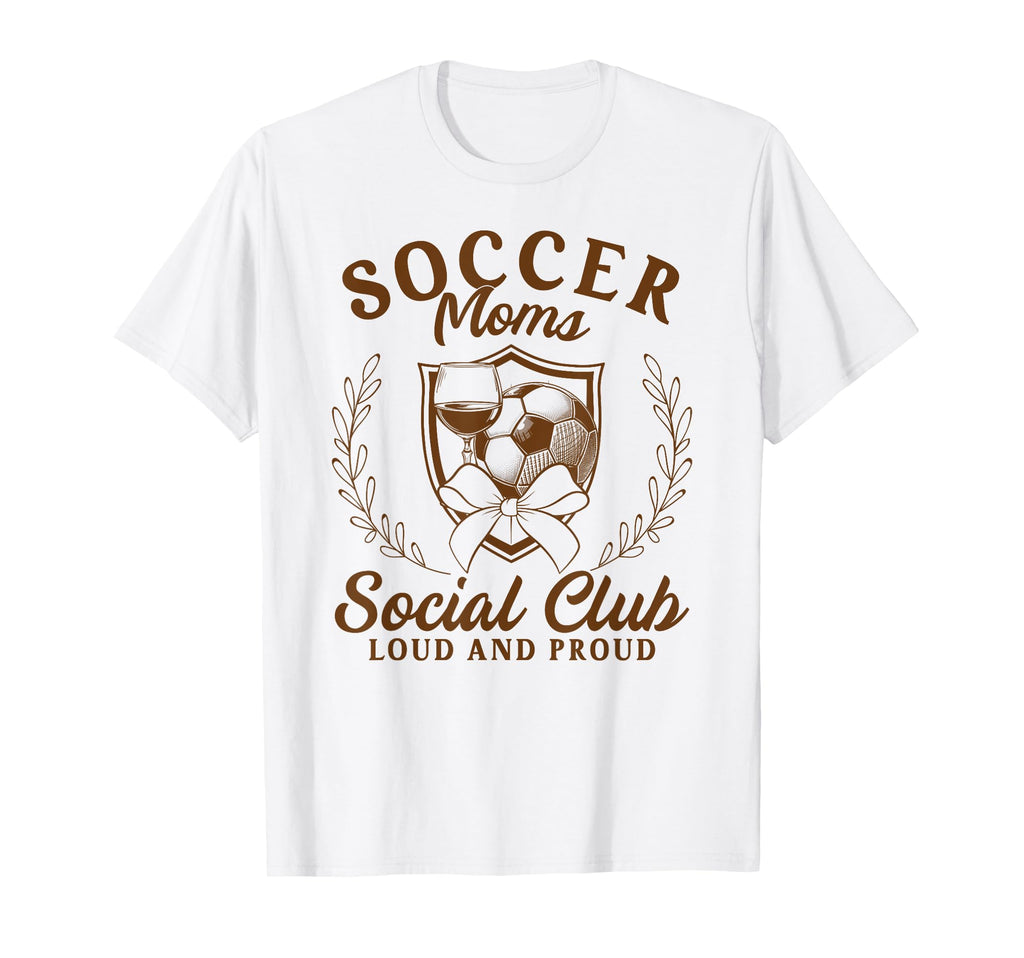 Soccer Moms Mama Social Club Game Day T-Shirt - Unique Graphic Men Women - T-Shirt, Sweatshirt, Hoodie