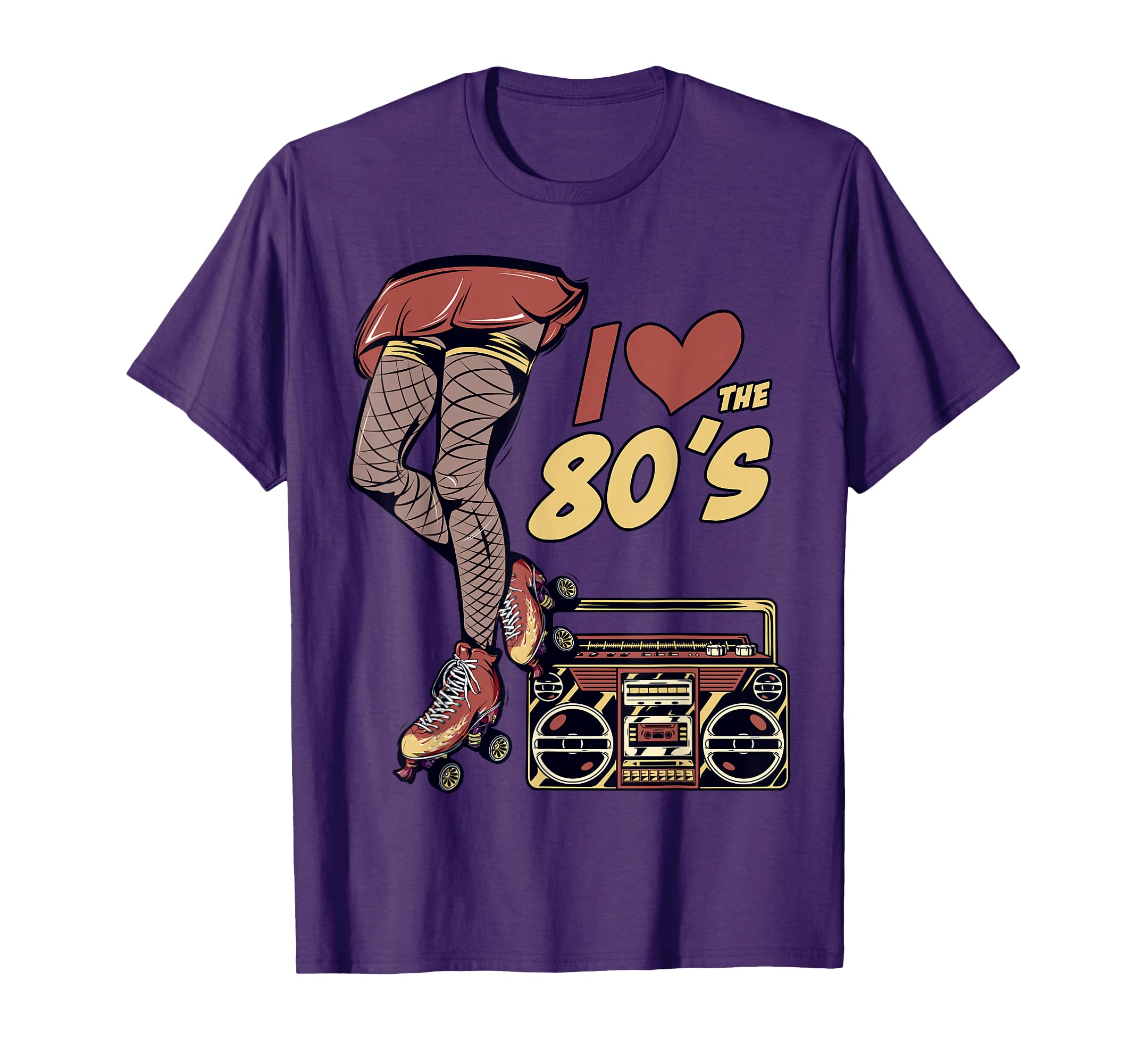 Rollerskates Funny 80S Roller Disco T-Shirt - Minimalist Print Unisex - T-Shirt, Sweatshirt, Hoodie