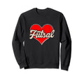 Futsal Heart Indoor Soccer Player Sweatshirt - Unique Graphic for Adults - T-Shirt, Sweatshirt, Hoodie