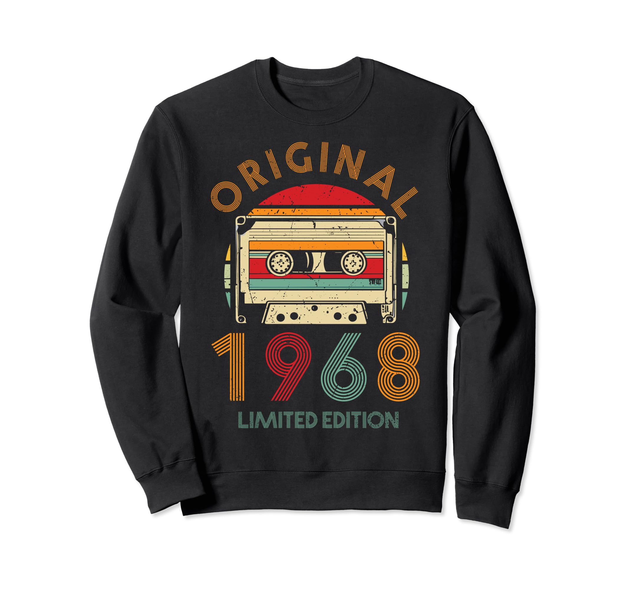 1968 Cassette Tape 56Th Birthday Sweatshirt - Graphic Print Unisex - T-Shirt, Sweatshirt, Hoodie