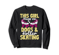 This Runs Dogs And Roller Sweatshirt - Fun Novelty Design for Adults - T-Shirt, Sweatshirt, Hoodie