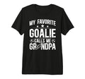 Mens Proud Soccer Goalie Grandpa T-Shirt - Unique Graphic for Adults - T-Shirt, Sweatshirt, Hoodie