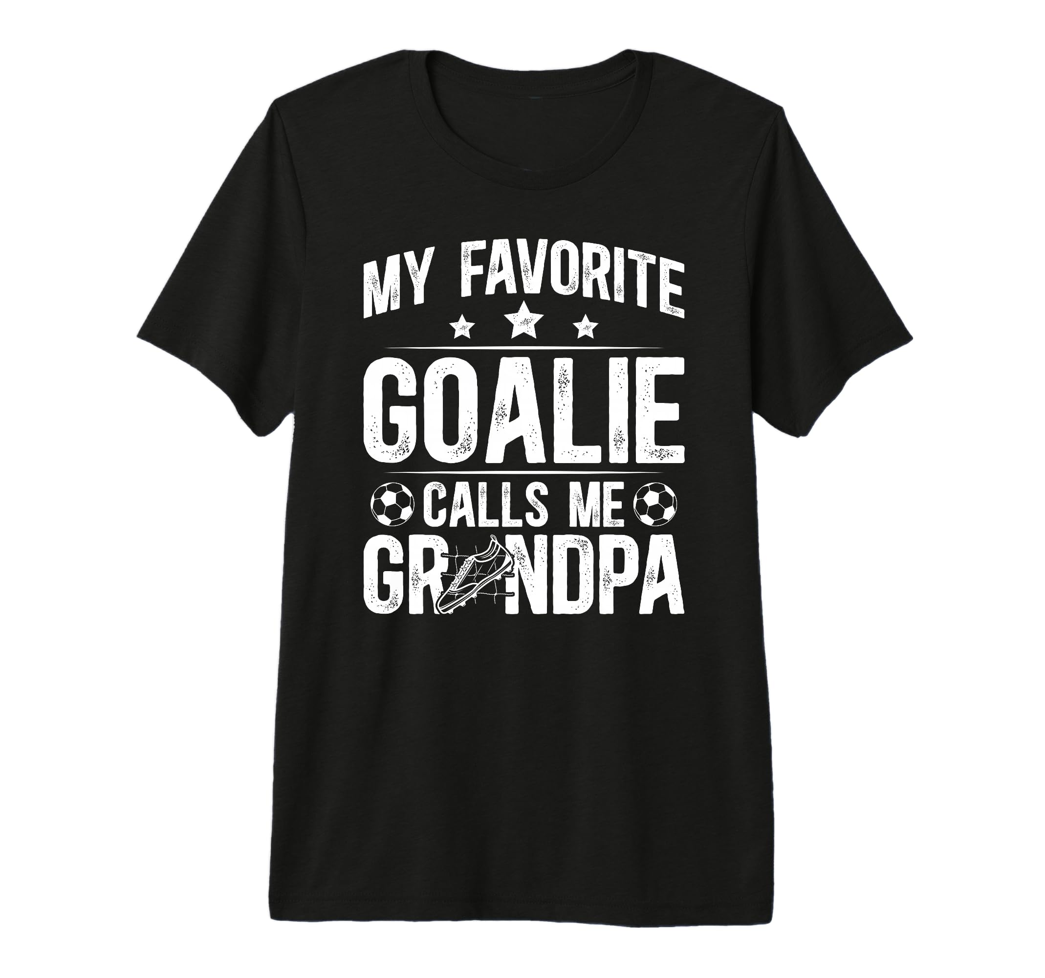 Mens Proud Soccer Goalie Grandpa T-Shirt - Unique Graphic for Adults - T-Shirt, Sweatshirt, Hoodie