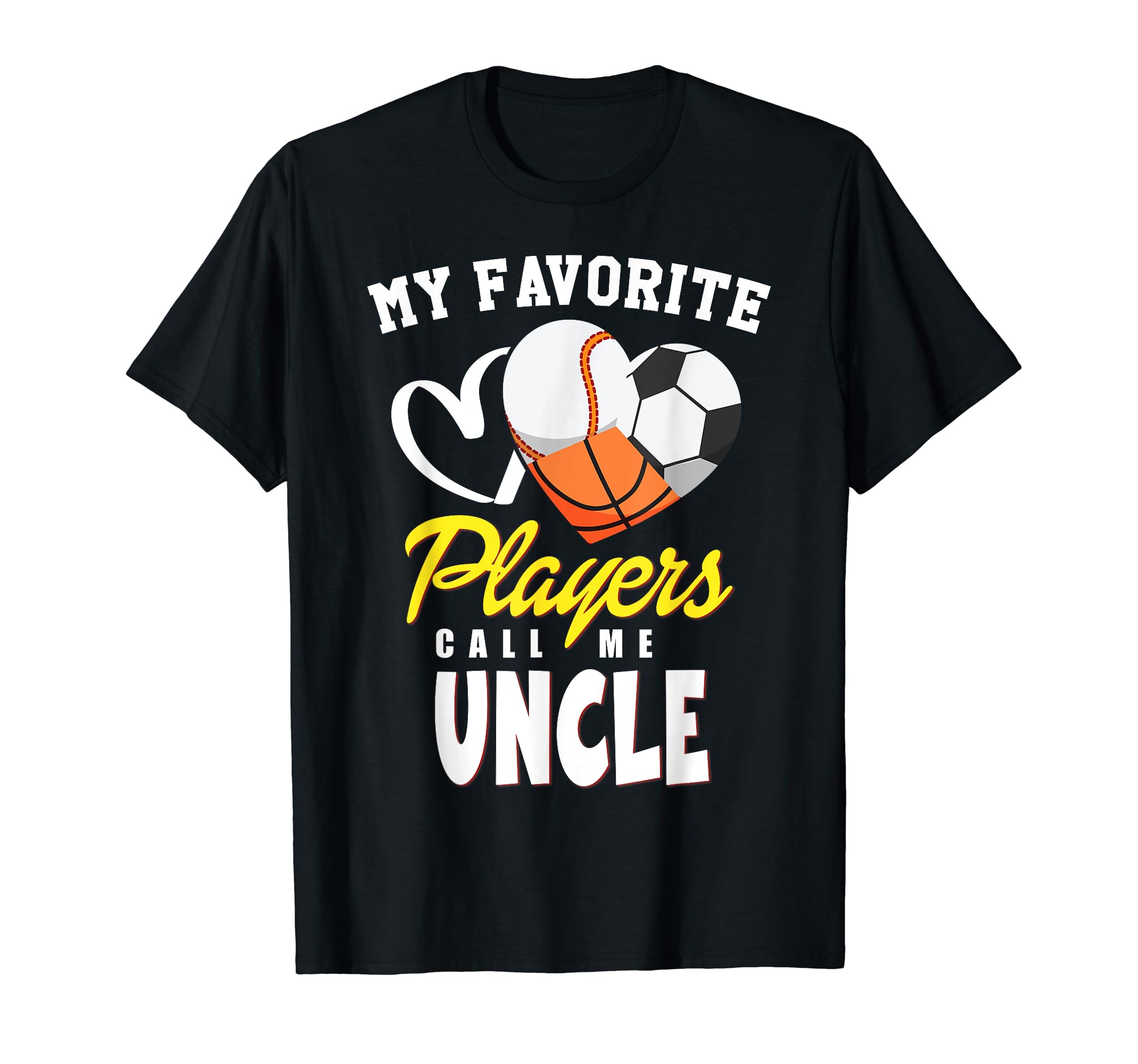 My Favorite Players Baseball Soccer T-Shirt - Custom Art Print Unisex - T-Shirt, Sweatshirt, Hoodie