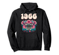 1966 Birthday Flowers 60Th Birthday 1966 Hoodie - Unique Graphic for Adults - T-Shirt, Sweatshirt, Hoodie
