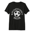 Blue Earth County Soccer Distressed T-Shirt - Custom Art Print for Adults - T-Shirt, Sweatshirt, Hoodie