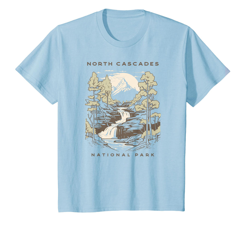 North Cascades National Park T-Shirt - Aesthetic Graphic for Adults - T-Shirt, Sweatshirt, Hoodie