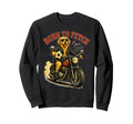 Golden Retriever Motorbike Love Sweatshirt - Graphic Print for Adults - T-Shirt, Sweatshirt, Hoodie