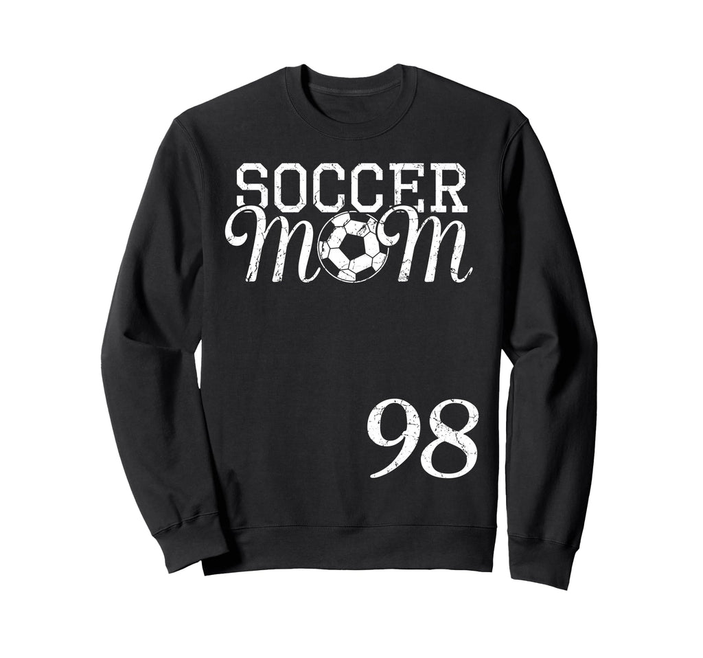 Soccer Mom Jersey Number 98 Sweatshirt - Aesthetic Graphic Men Women - T-Shirt, Sweatshirt, Hoodie