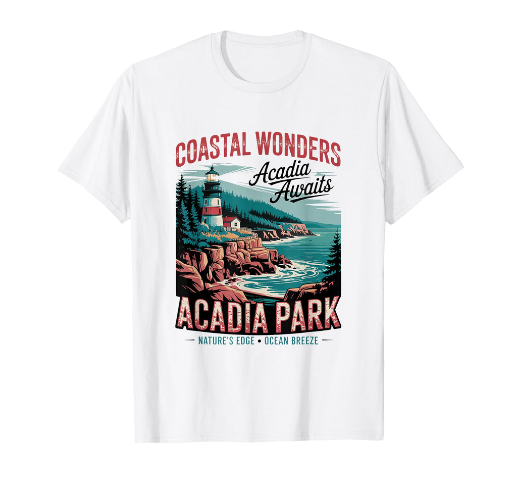 Coastal Cliffs Acadia National T-Shirt - Casual Everyday Wear for Adults - T-Shirt, Sweatshirt, Hoodie