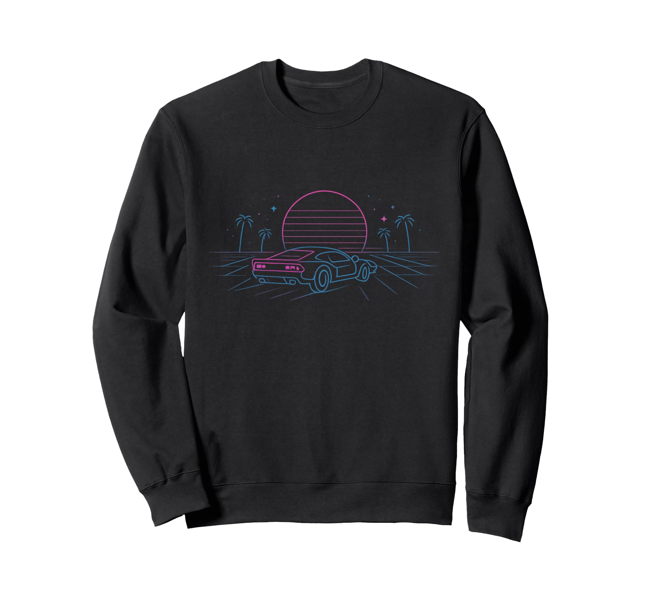 80S Synthwave Sweatshirt - Novelty Apparel Men Women - T-Shirt, Sweatshirt, Hoodie