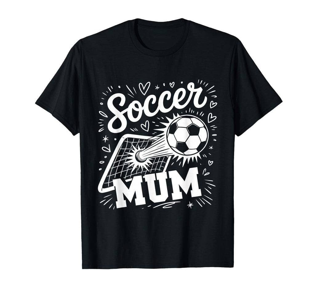Soccer Mum Heart Family Mothers Day Mum T-Shirt - Trendy Graphic Unisex - T-Shirt, Sweatshirt, Hoodie
