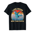 Whale I Love Soccer More Than People T-Shirt - Aesthetic Graphic Men Women - T-Shirt, Sweatshirt, Hoodie