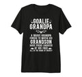 Mens Hockey Goalie Grandpa Hockey Keeper T-Shirt - Trendy Graphic Unisex - T-Shirt, Sweatshirt, Hoodie