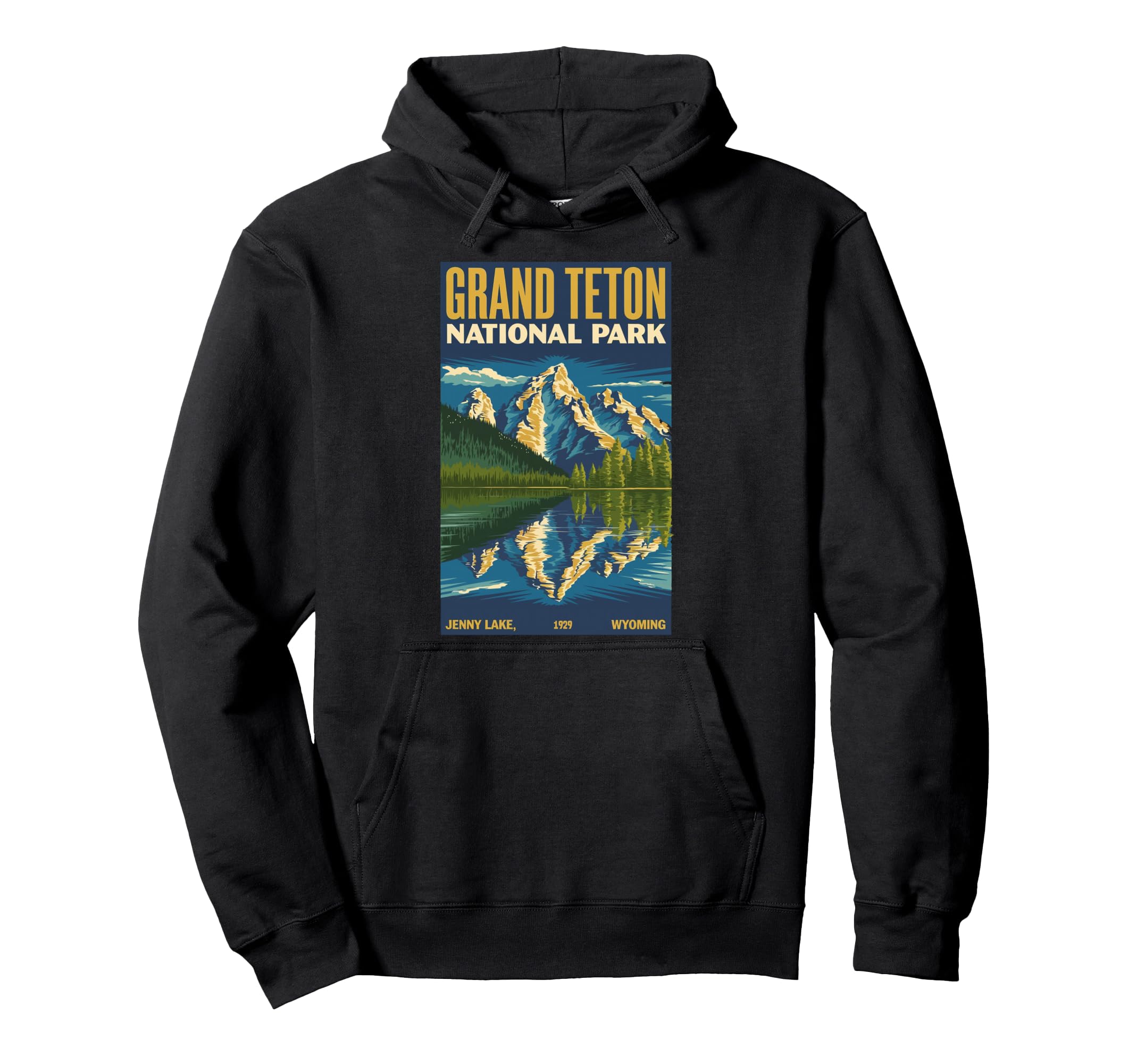 Grand Teton National Park Outdoor Hoodie - Casual Everyday Wear Men Women - T-Shirt, Sweatshirt, Hoodie