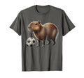 Capybara Soccer T-Shirt - Custom Art Print Men Women - T-Shirt, Sweatshirt, Hoodie