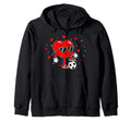 Heart Playing Soccer Love Sports Sweatshirt - Unique Graphic Men Women - T-Shirt, Sweatshirt, Hoodie