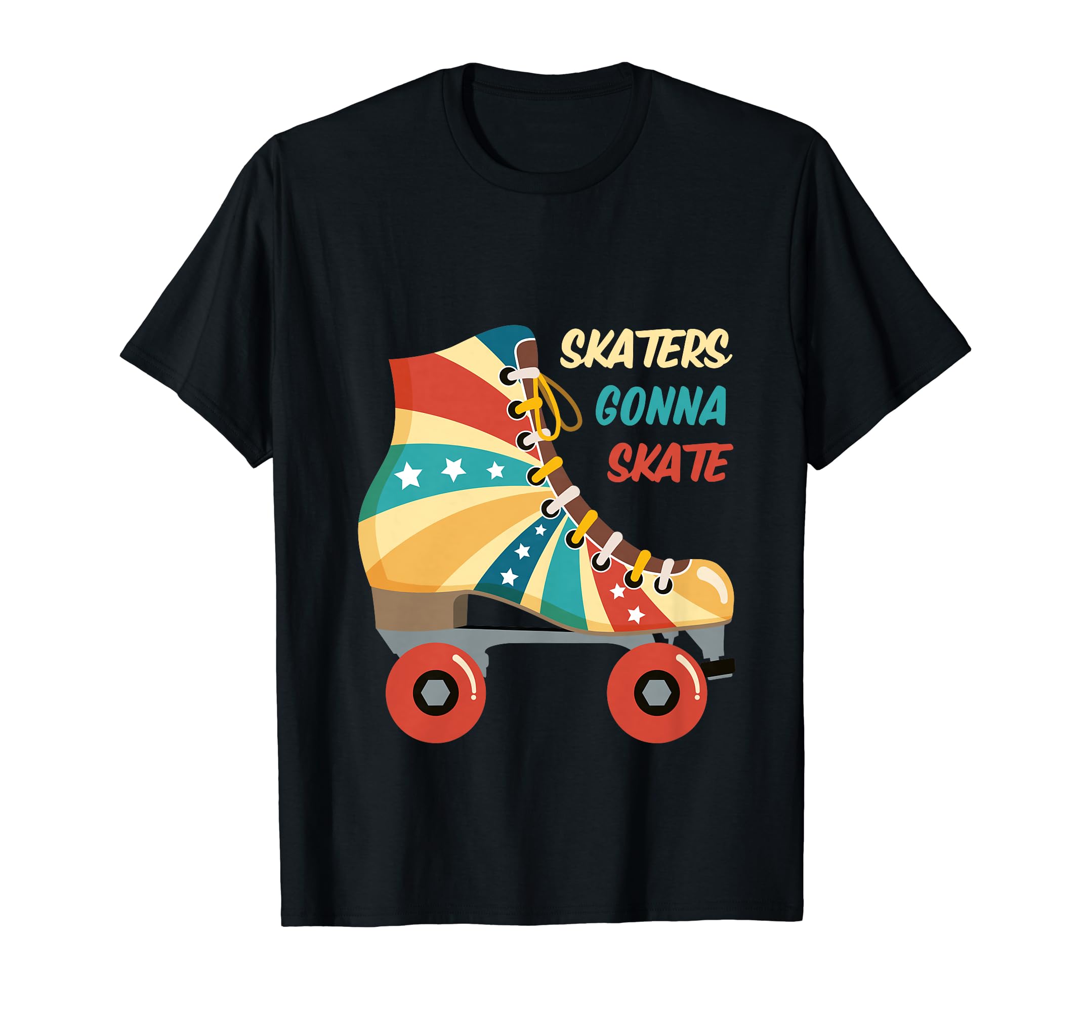 Skaters Gonna Skate Old School T-Shirt - Custom Art Print for Adults - T-Shirt, Sweatshirt, Hoodie