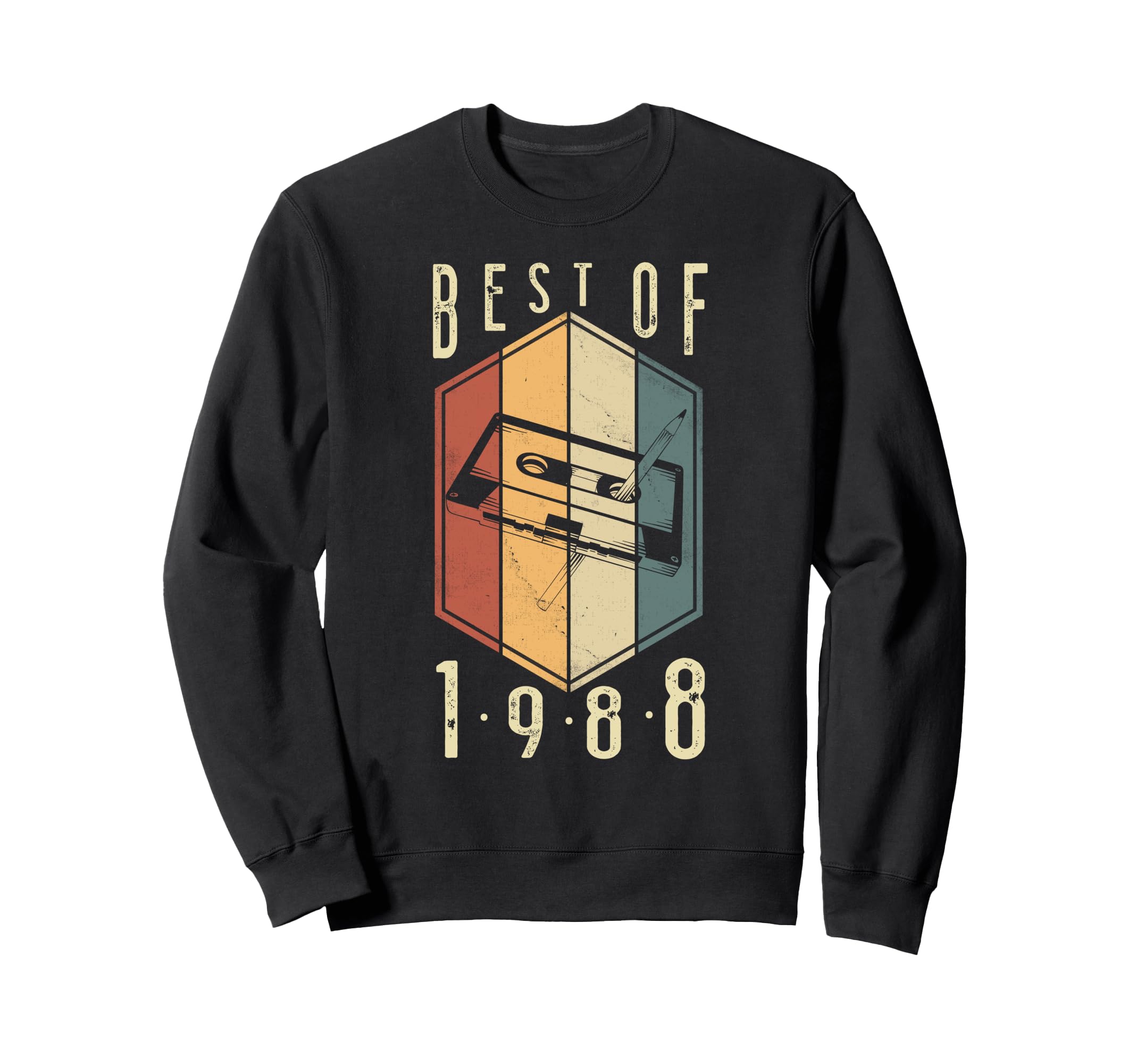 Best 1988 Cassette Tape Birthday Sweatshirt - Custom Art Print Unisex - T-Shirt, Sweatshirt, Hoodie