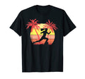 Soccer Running Ball Summer Sunset 80S T-Shirt - Unique Graphic Men Women - T-Shirt, Sweatshirt, Hoodie