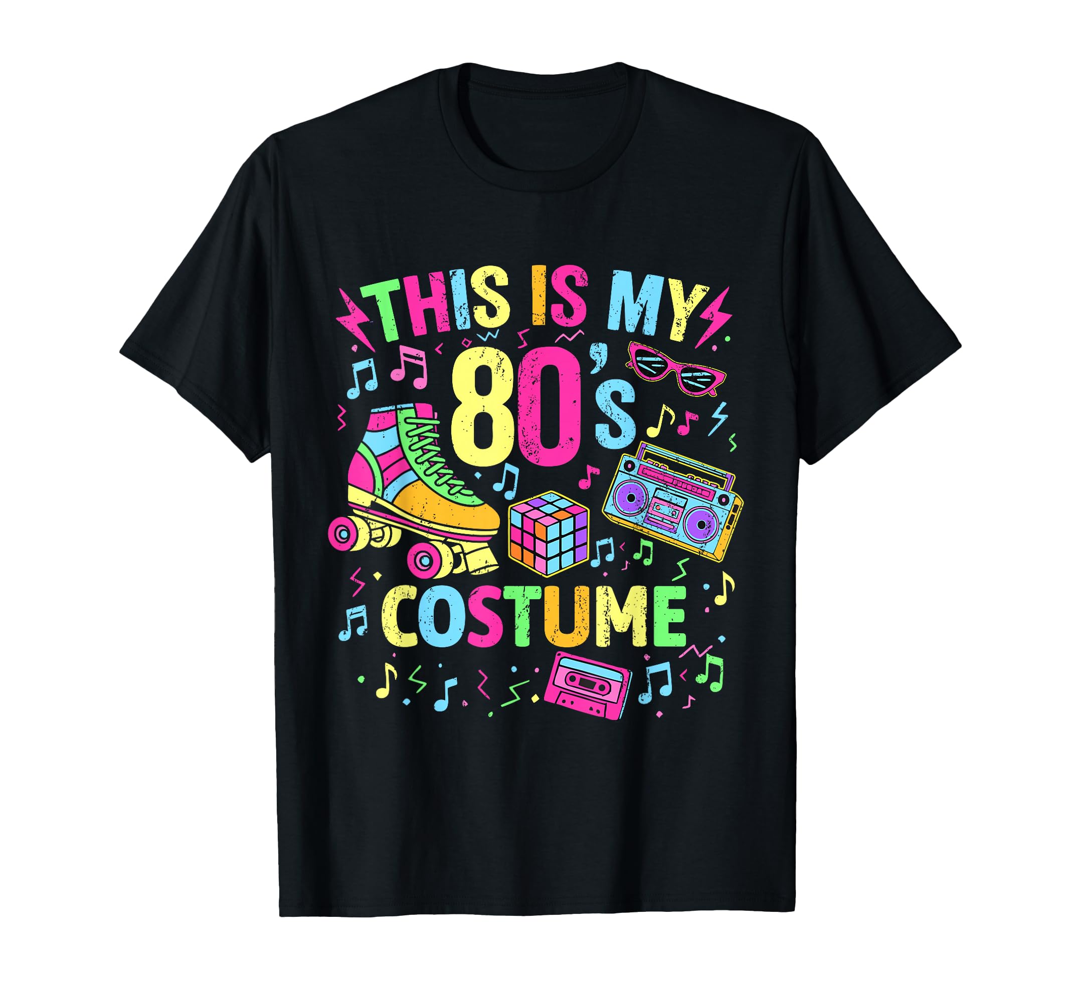 Roller Skates This Is My 80S T-Shirt - Fun Novelty Design for Adults - T-Shirt, Sweatshirt, Hoodie
