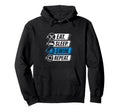 Eat Sleep Swim Repeat Funny Hoodie - Fun Novelty Design for Adults - T-Shirt, Sweatshirt, Hoodie