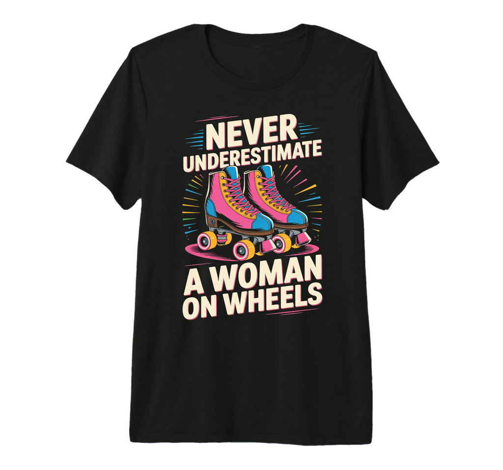 Wheels Roller Skate Roller Skating T-Shirt - Fun Novelty Design for Adults - T-Shirt, Sweatshirt, Hoodie