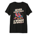 Wheels Roller Skate Roller Skating T-Shirt - Fun Novelty Design for Adults - T-Shirt, Sweatshirt, Hoodie