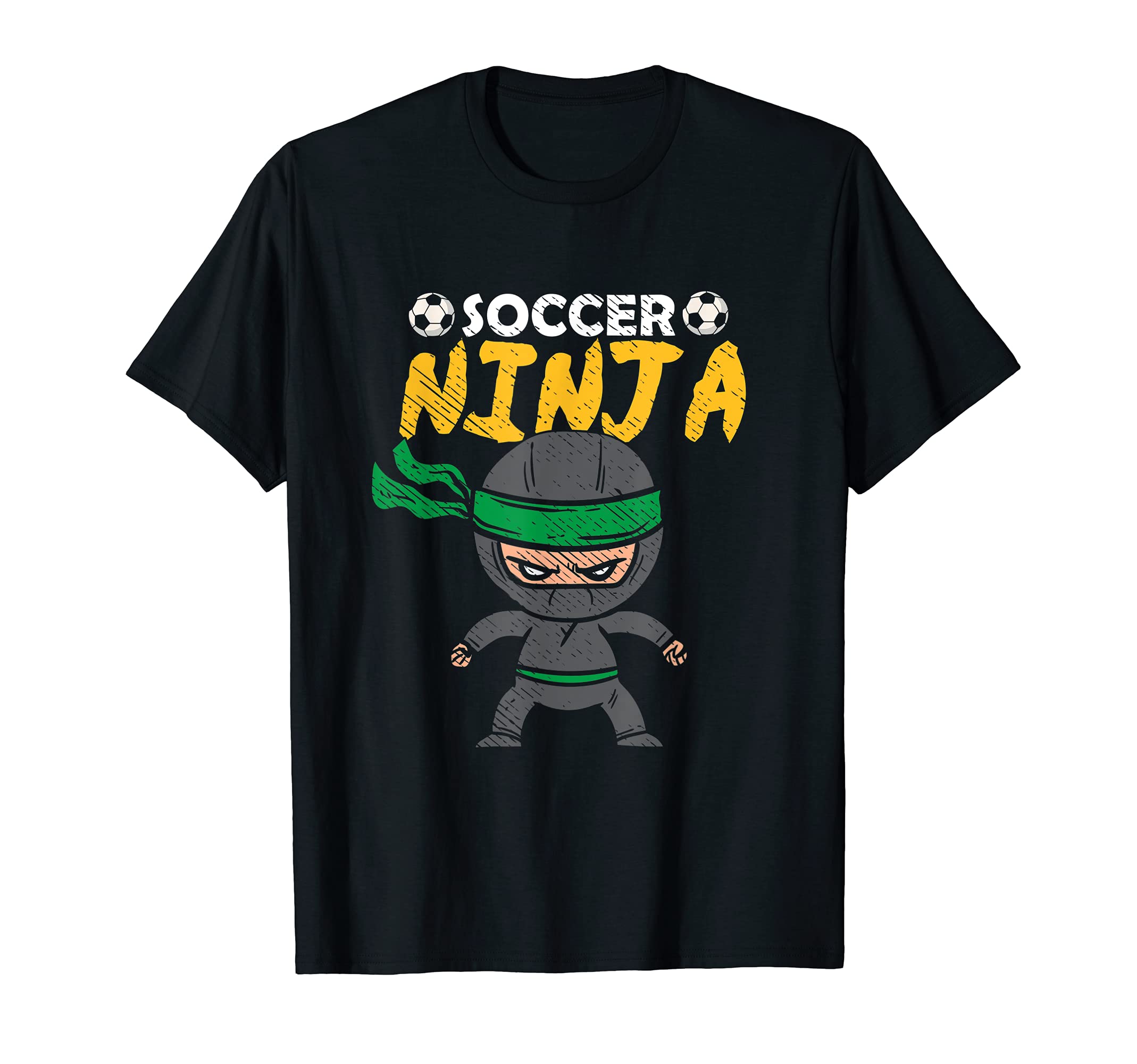 Soccer Ninja Player Football Goalie T-Shirt - Trendy Graphic Unisex - T-Shirt, Sweatshirt, Hoodie