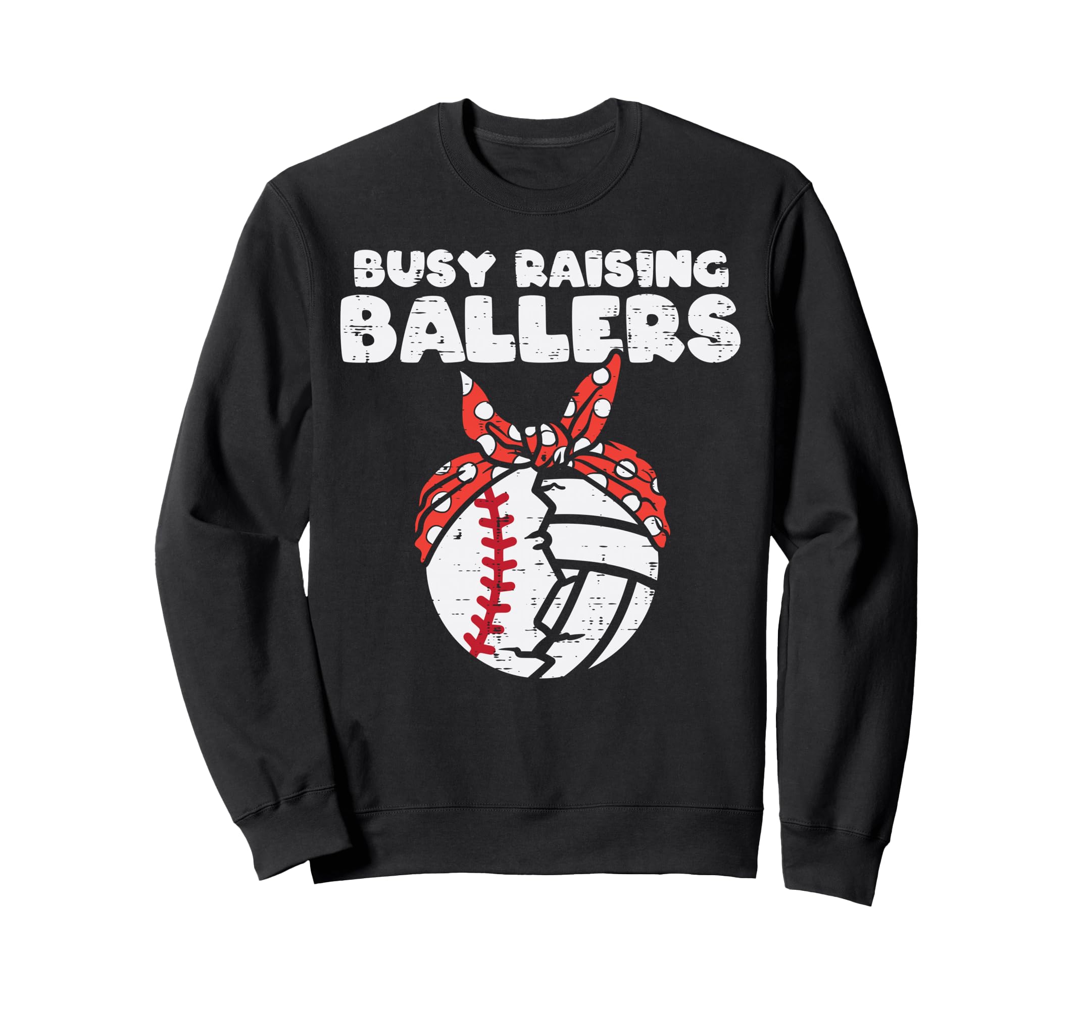 Busy Raising Ballers Baseball Sweatshirt - Aesthetic Graphic Unisex - T-Shirt, Sweatshirt, Hoodie