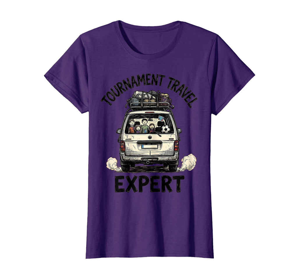 Tournament Travel Expert Soccer Mom T-Shirt - Graphic Print Unisex - T-Shirt, Sweatshirt, Hoodie