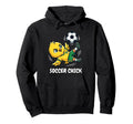 Soccer Chick Funny Soccer Player Soccer Hoodie - Trendy Graphic for Adults - T-Shirt, Sweatshirt, Hoodie