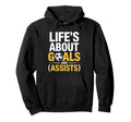 Soccer Gag Funny Art Soccer Fan Hoodie - Novelty Apparel Men Women - T-Shirt, Sweatshirt, Hoodie
