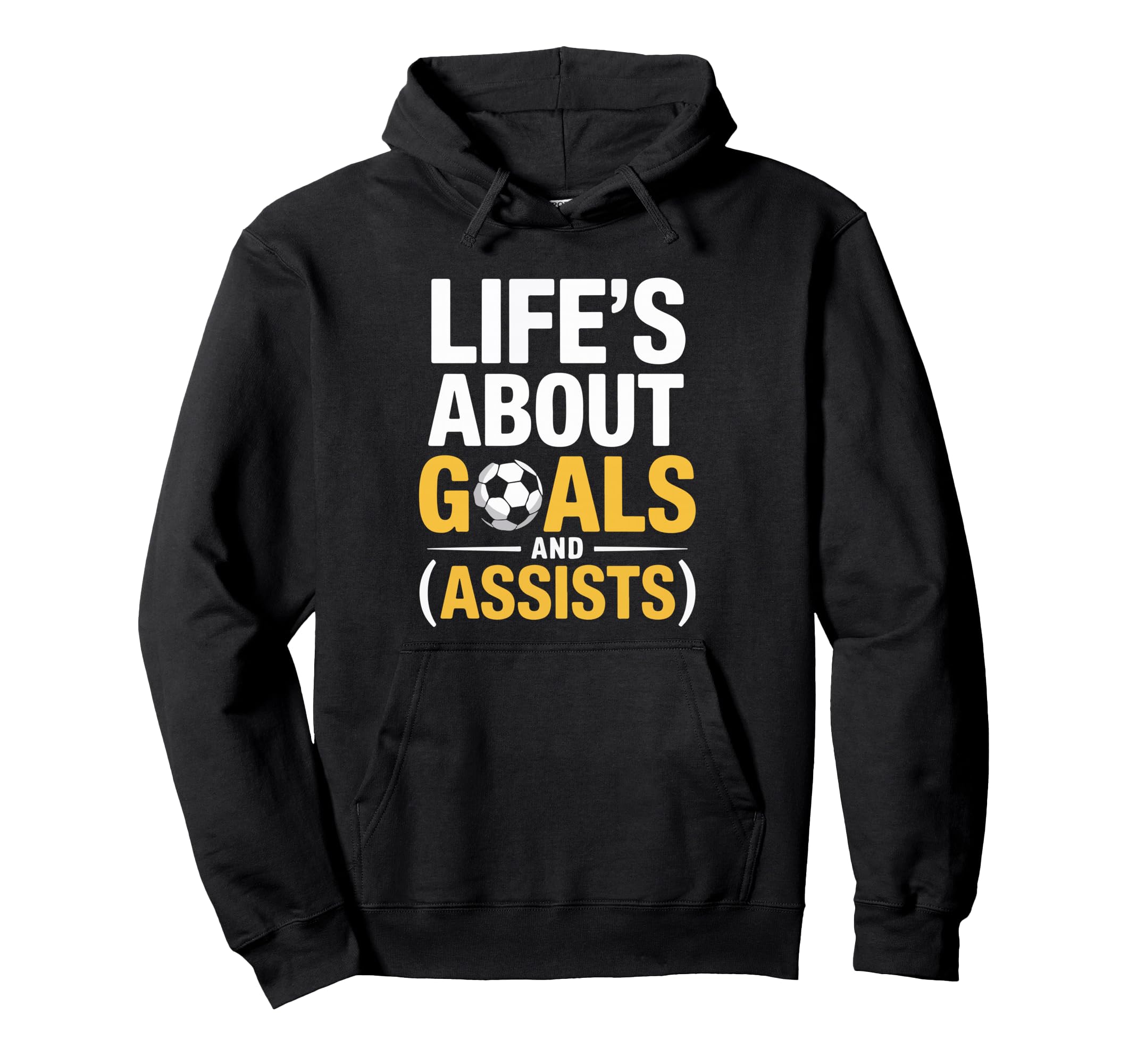 Soccer Gag Funny Art Soccer Fan Hoodie - Novelty Apparel Men Women - T-Shirt, Sweatshirt, Hoodie
