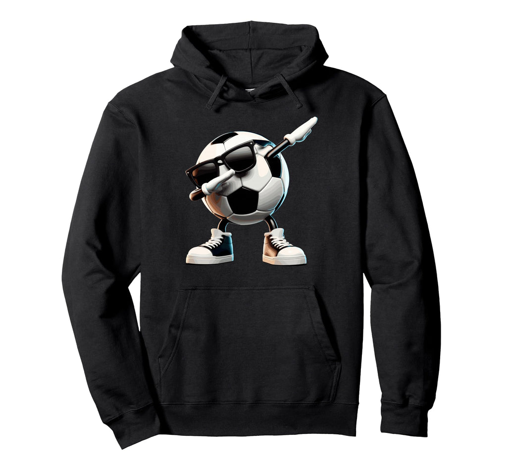 Funny Dabbing Dab Soccer Player Ball Hoodie - Custom Art Print Unisex - T-Shirt, Sweatshirt, Hoodie