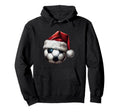 Soccer Ball Santa Hat Family Matching Hoodie - Streetwear Style for Adults - T-Shirt, Sweatshirt, Hoodie