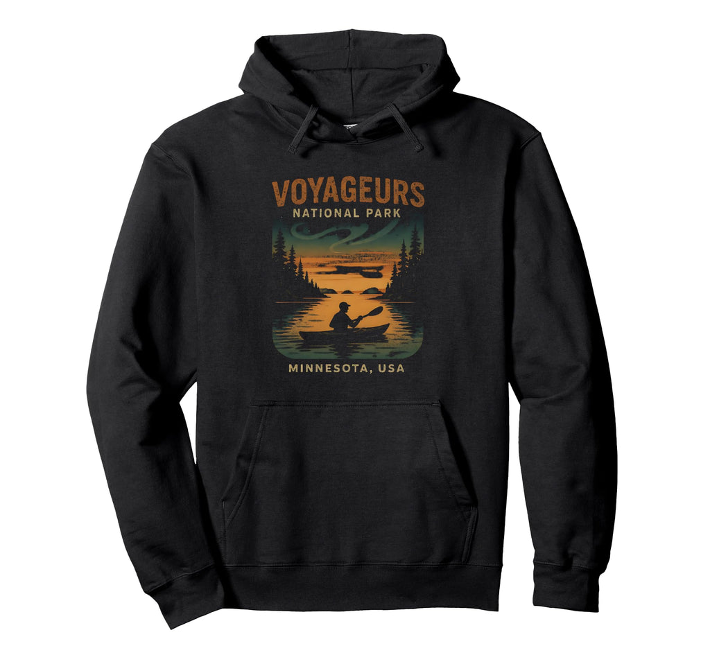 Voyageurs National Park Canoe Hoodie - Fun Novelty Design Unisex - T-Shirt, Sweatshirt, Hoodie