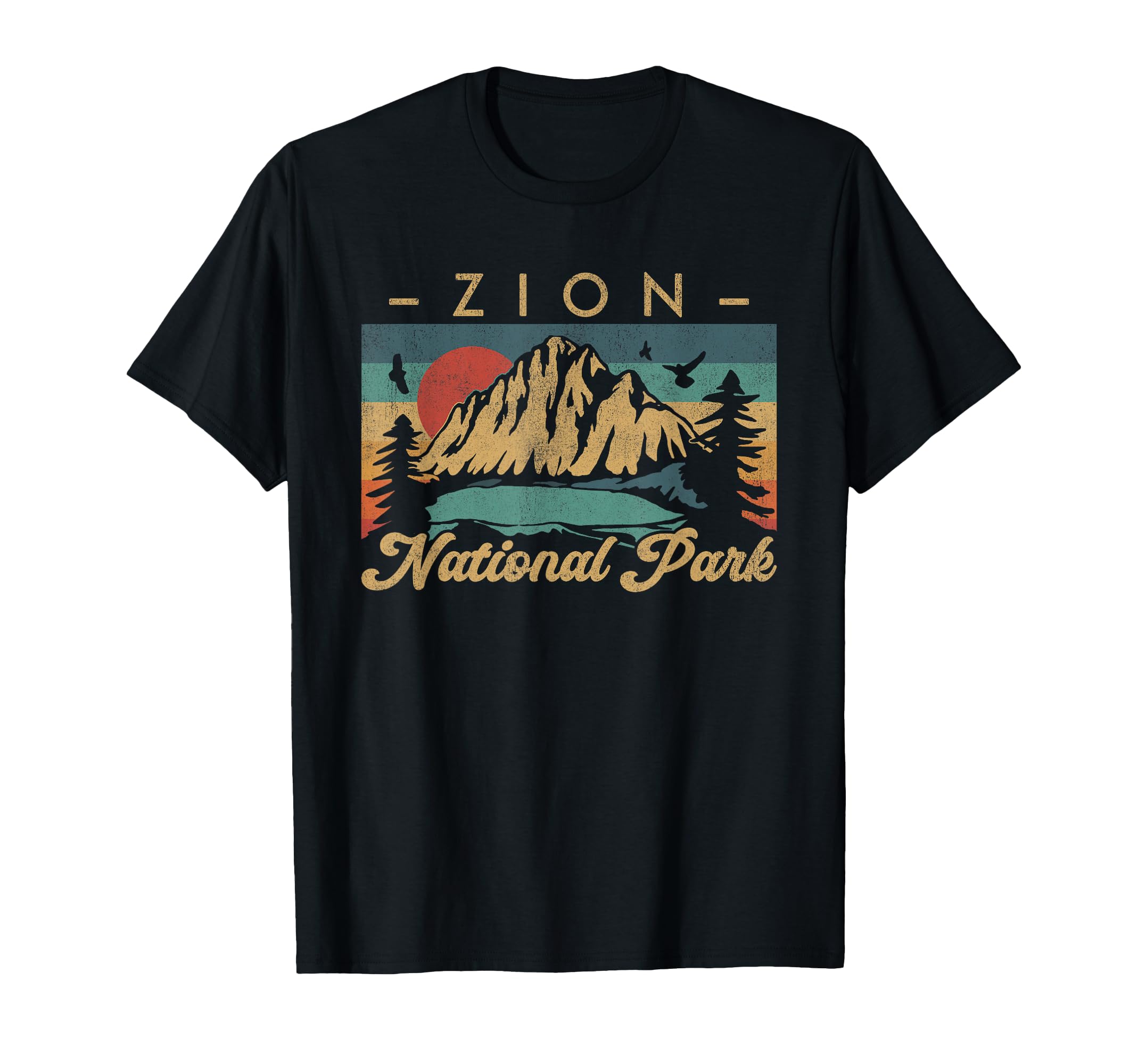 Zion National Park T-Shirt - Unique Graphic for Adults - T-Shirt, Sweatshirt, Hoodie