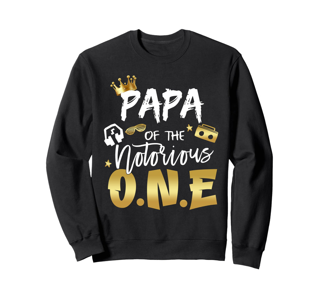 Papa Notorious One Old School Hip Sweatshirt - Unique Graphic for Adults - T-Shirt, Sweatshirt, Hoodie