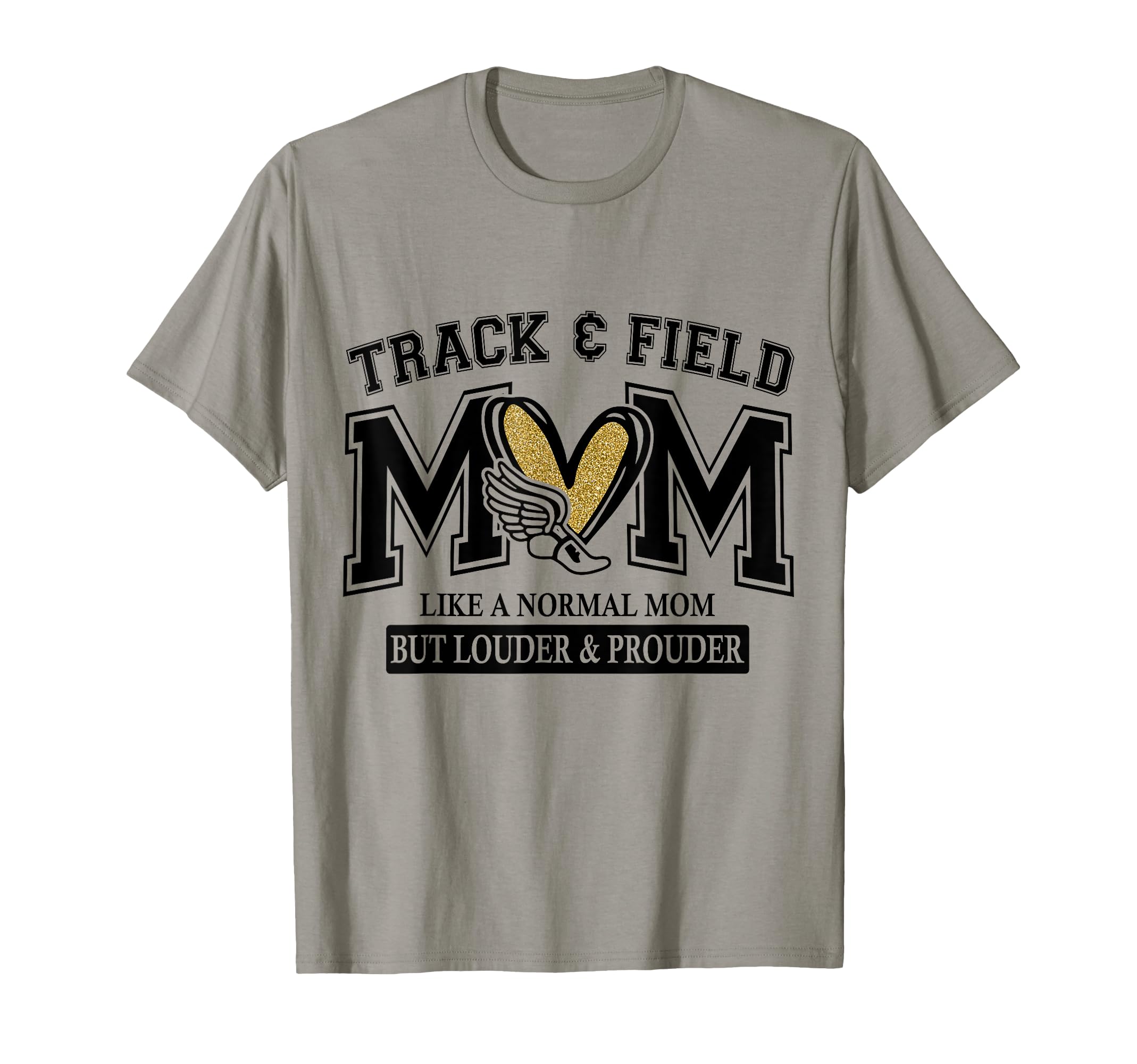 Track And Field Mom Like Normal Mom T-Shirt - Fun Novelty Design Men Women - T-Shirt, Sweatshirt, Hoodie