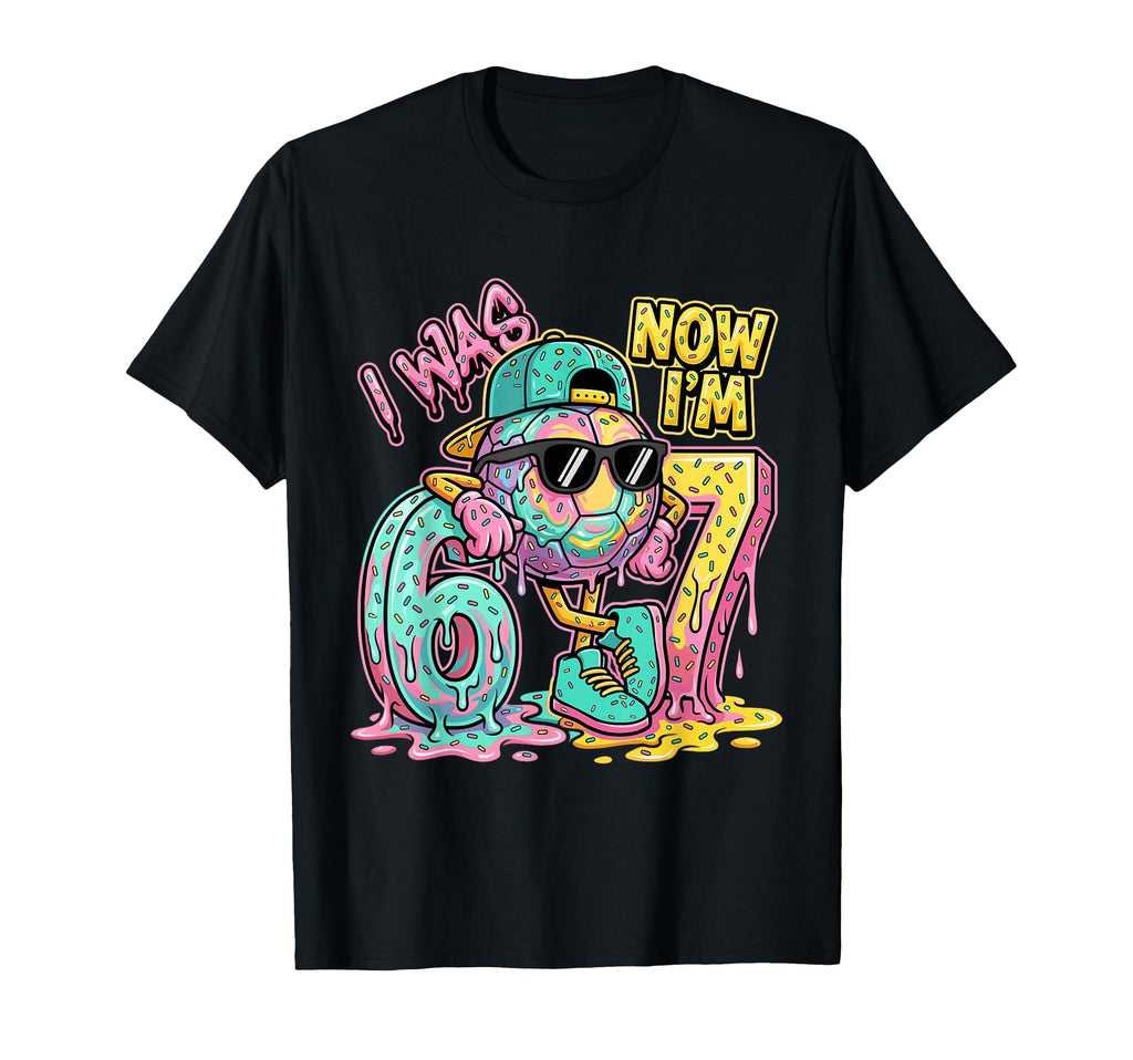 I Was 6 Now Im 7 Birthday Soccer Ball T-Shirt - Minimalist Print Unisex - T-Shirt, Sweatshirt, Hoodie