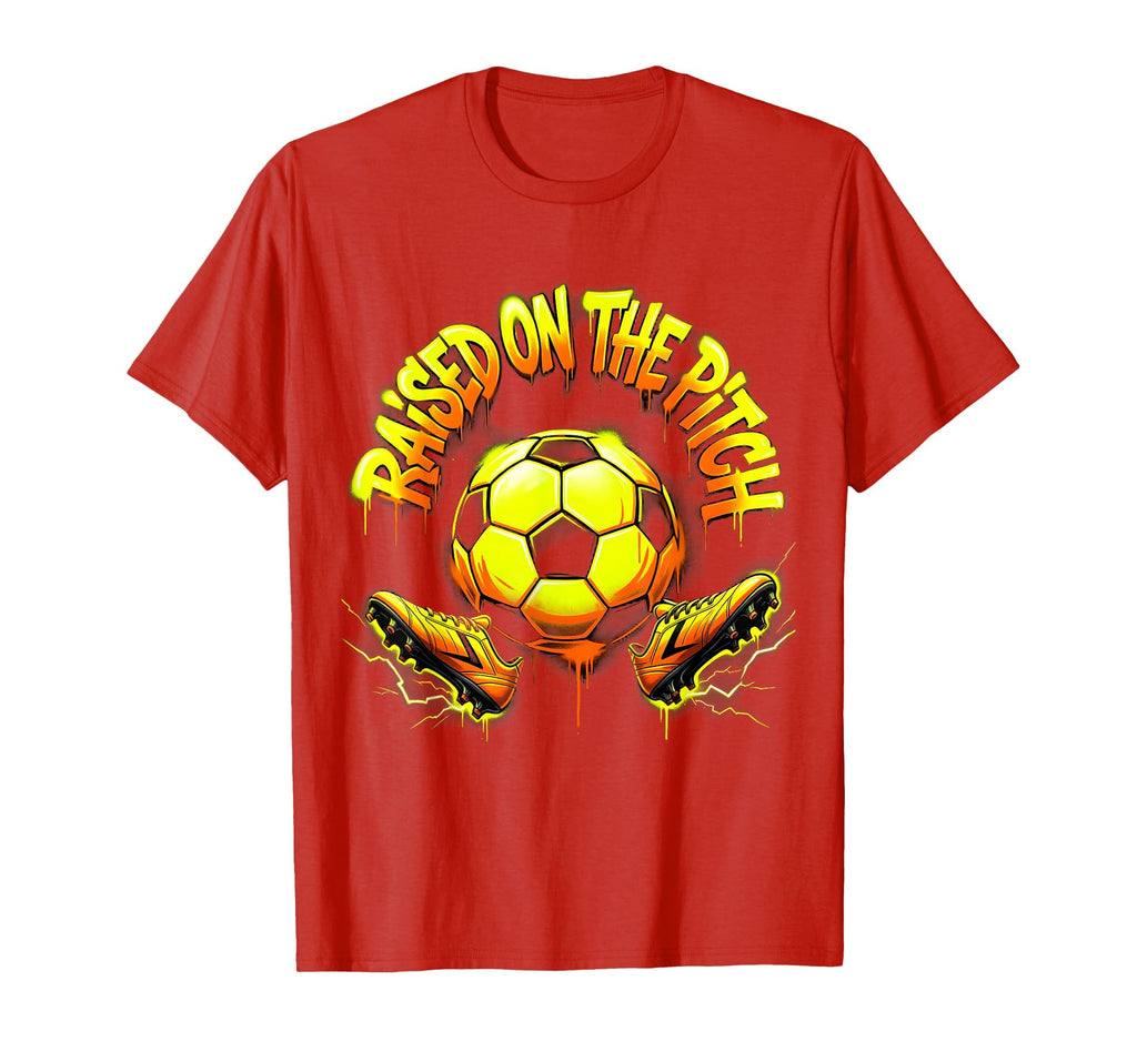 Raised Pitch Soccer T-Shirt - Unique Graphic Men Women - T-Shirt, Sweatshirt, Hoodie