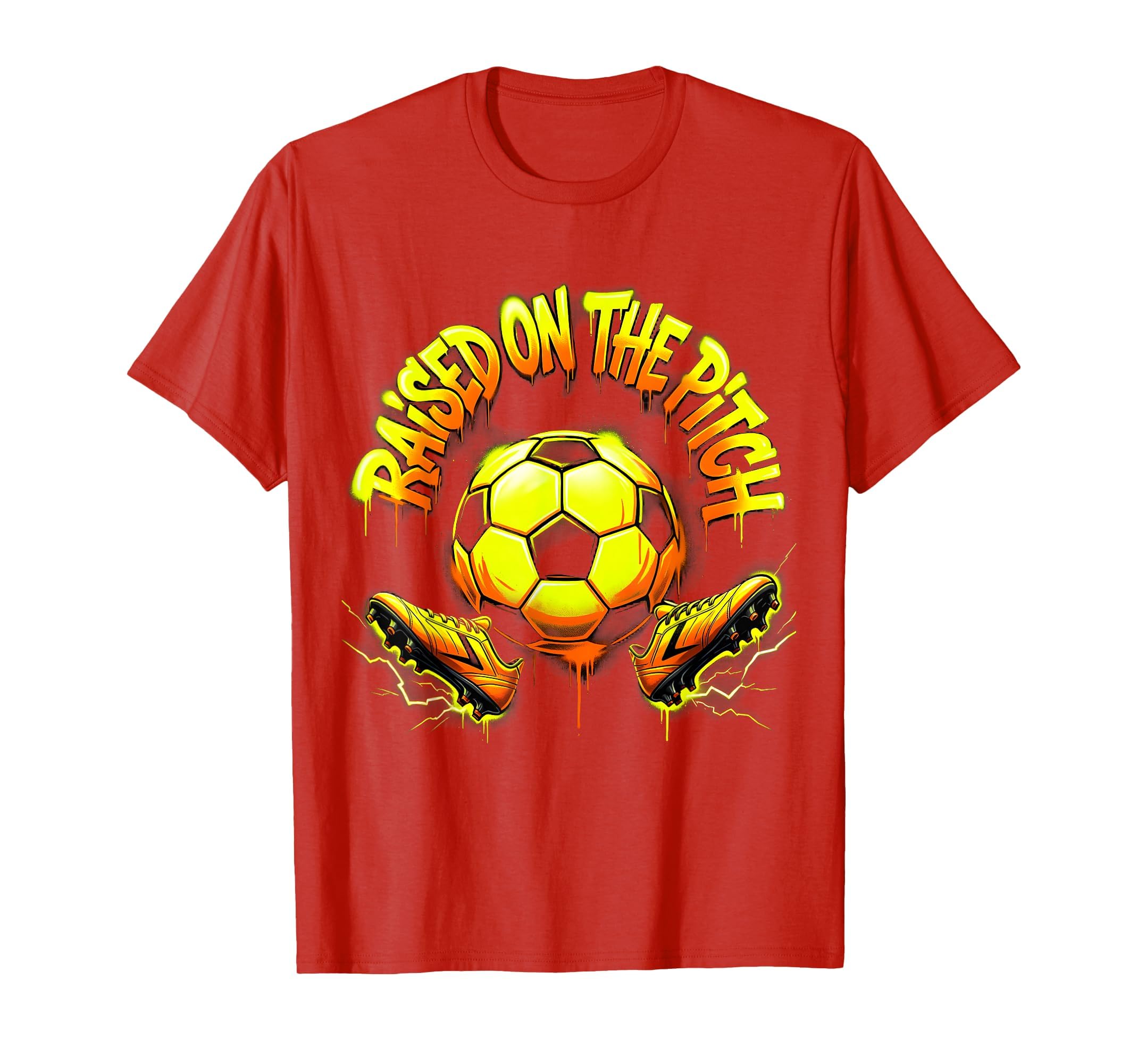 Raised Pitch Soccer T-Shirt - Unique Graphic Men Women - T-Shirt, Sweatshirt, Hoodie
