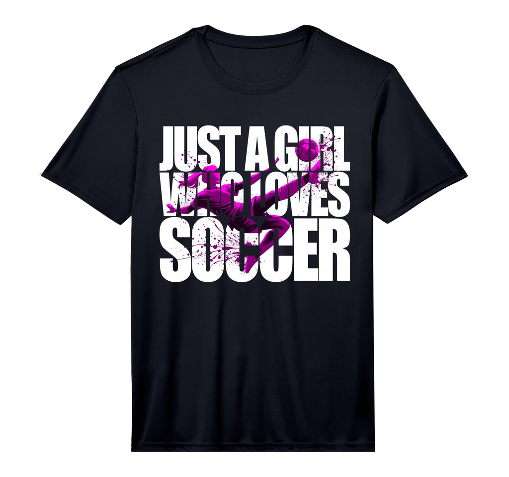 Just Who Loves Soccer Teen Soccer T-Shirt - Unique Graphic for Adults - T-Shirt, Sweatshirt, Hoodie