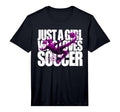 Just Who Loves Soccer Teen Soccer T-Shirt - Unique Graphic for Adults - T-Shirt, Sweatshirt, Hoodie