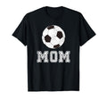 Soccer Mom Ball Distressed T-Shirt - Fun Novelty Design for Adults - T-Shirt, Sweatshirt, Hoodie