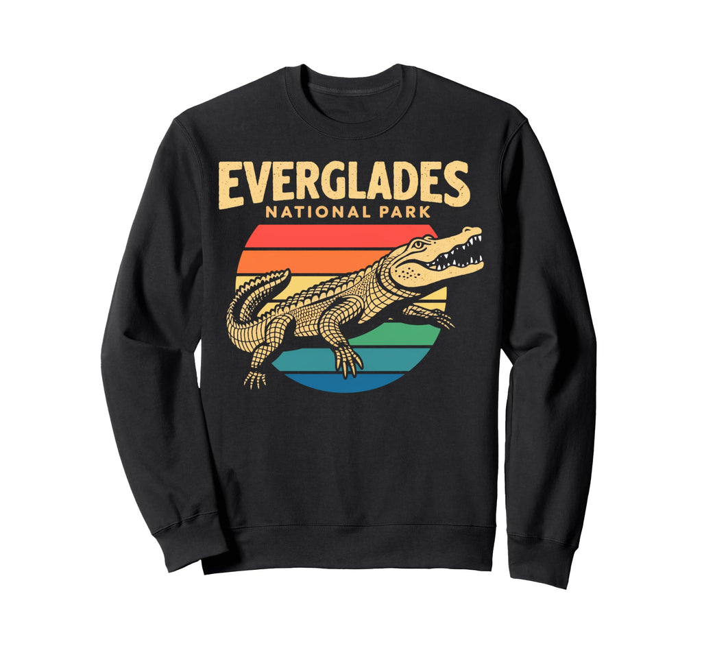 Everglades National Park Alligator Sweatshirt - Aesthetic Graphic Unisex - T-Shirt, Sweatshirt, Hoodie
