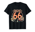 Road Trip 66 Lights Muscle Car T-Shirt - Streetwear Style Unisex - T-Shirt, Sweatshirt, Hoodie