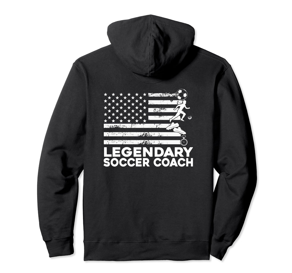 Soccer Coaching Training Trainer Hoodie - Minimalist Print for Adults - T-Shirt, Sweatshirt, Hoodie